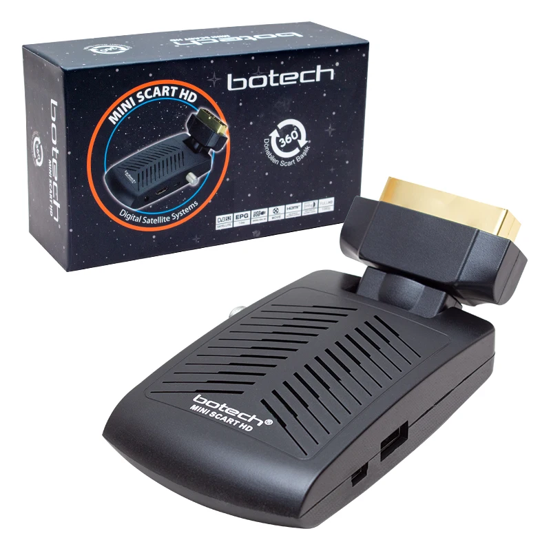 Mini Scart Botech satellite receiver HDMI compatible multi-language satellite channel search frequency USB TV PC adapter HD Video converter electronic
Mini Scart Botech satellite receiver HDMI compatible multi-language satellite channel search frequency USB TV PC adapter HD Video converter electronic