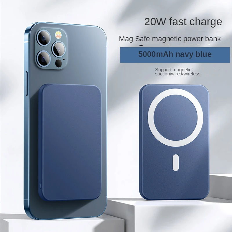 Magsafe Power Bank 5000mAh 20W Wireless Phone Charger External Battery Fast Charging for IPhone 14 13 12 Series Poverbank
Magsafe Power Bank 5000mAh 20W Wireless Phone Charger External Battery Fast Charging for IPhone 14 13 12 Series Poverbank