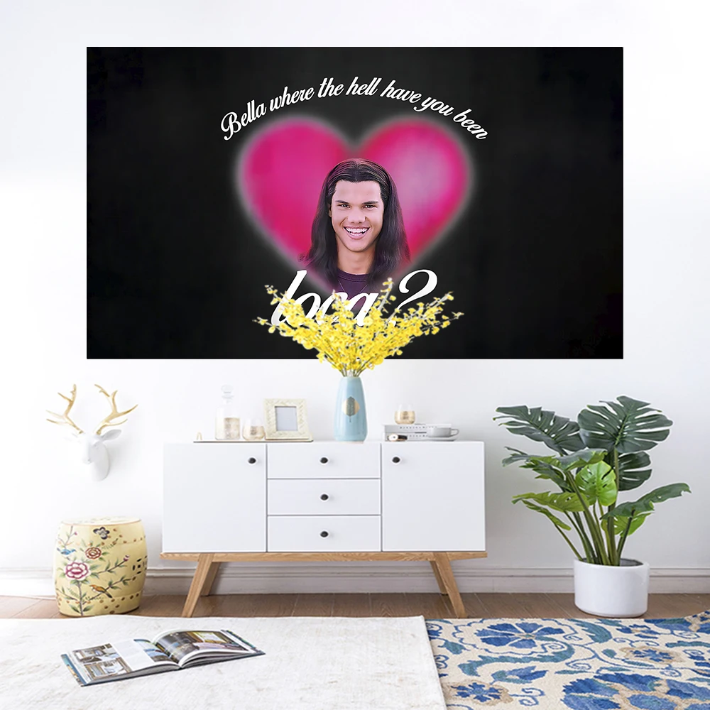 Custom Love Pink Bella Where The Hell Have You Been Loca Wall Hanging Tapestry Funny Meme College Room Hostel Dorm Party Tapiz
Custom Love Pink Bella Where The Hell Have You Been Loca Wall Hanging Tapestry Funny Meme College Room Hostel Dorm Party Tapiz