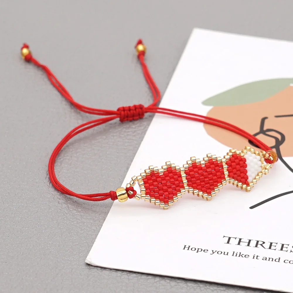 Handmade Surfer Bracelets Fashion Jewelry Adjustable Lucky Rope Bangle for Women Teen Girl Love Red Heart Beaded Charm Bracelet
Handmade Surfer Bracelets Fashion Jewelry Adjustable Lucky Rope Bangle for Women Teen Girl Love Red Heart Beaded Charm Bracelet