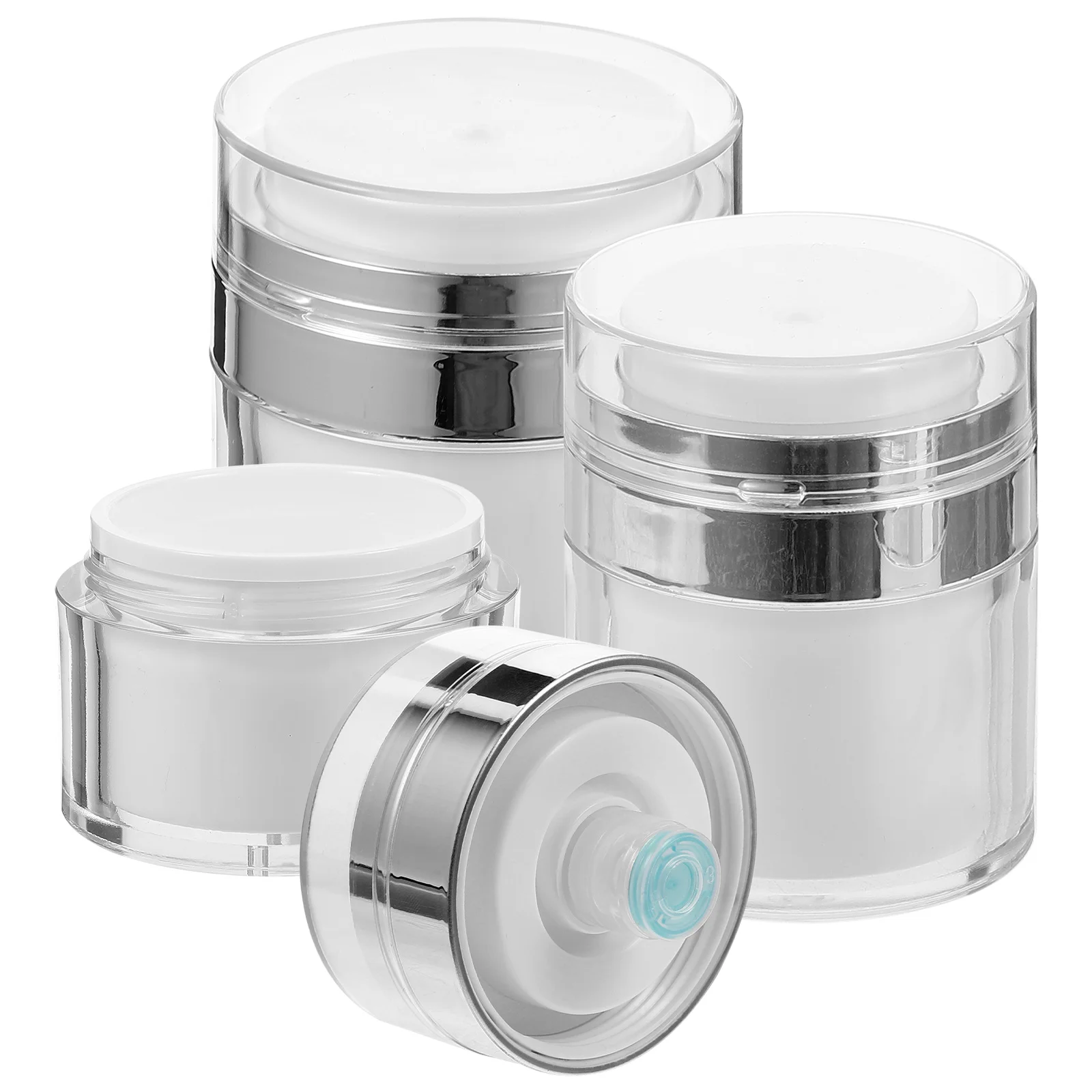 Pump Bottles Airless Cream Bottle Empty Jar Jars Container Travel Lotion Containers Dispenser Refillable Liquid Vacuum Shampoo
Pump Bottles Airless Cream Bottle Empty Jar Jars Container Travel Lotion Containers Dispenser Refillable Liquid Vacuum Shampoo