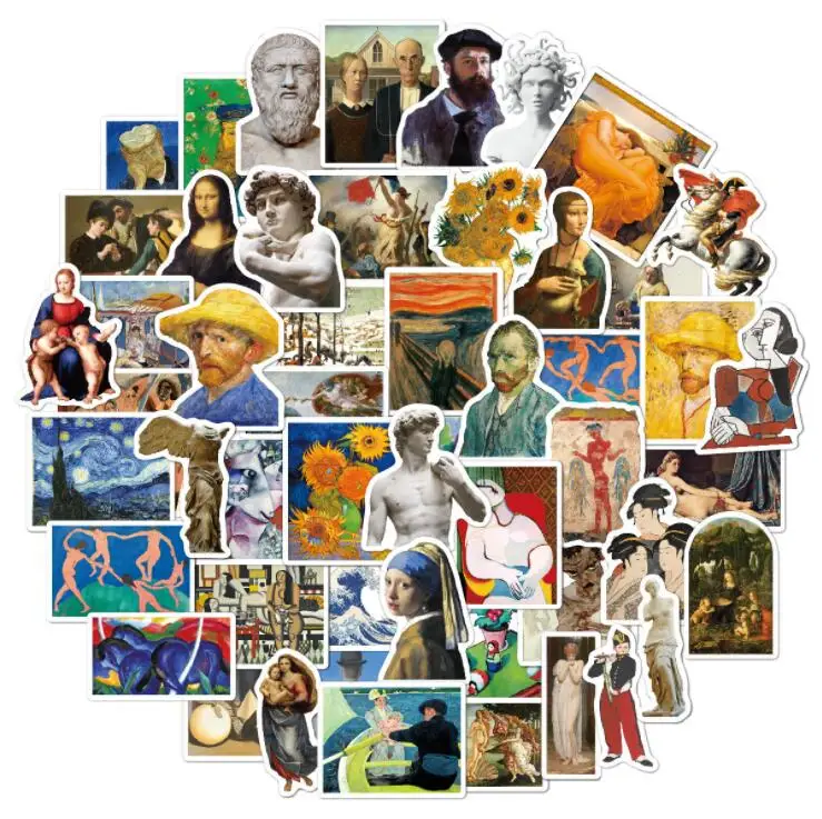 10/30/52PCS World Artist Work David Aesthetic Stickers DIY Travel Luggage Guitar Fridge Laptop Cool Graffiti Sticker Kid Decal
10/30/52PCS World Artist Work David Aesthetic Stickers DIY Travel Luggage Guitar Fridge Laptop Cool Graffiti Sticker Kid Decal
