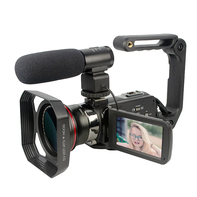 High Definition Digital Camcorder 4K Mini Camera WIFI 3Inch Touch Rotation LCD 30MP Video Camera Cam
High Definition Digital Camcorder 4K Mini Camera WIFI 3Inch Touch Rotation LCD 30MP Video Camera Cam