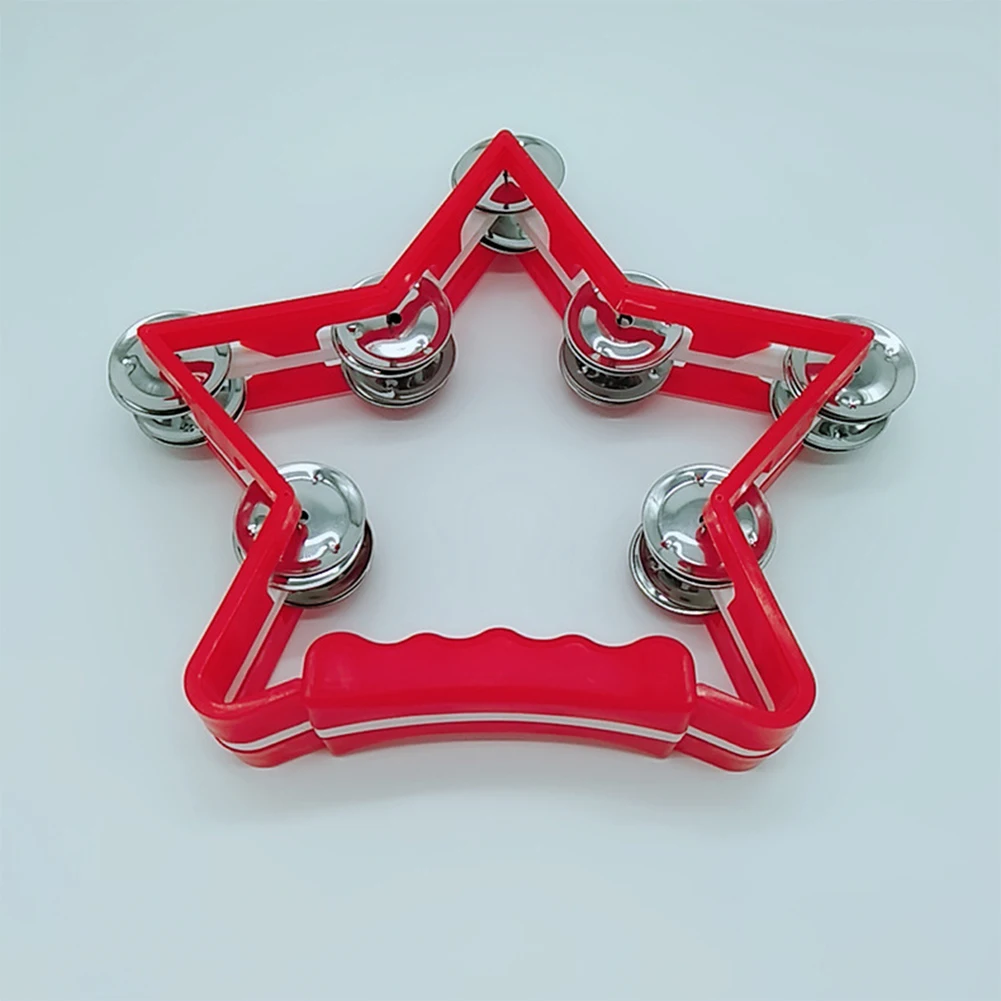 Hand Bells Pentagram Tambourine Rattle Ball Star Shape Percussion Instrument For KTV Party Tambourine Percussion
Hand Bells Pentagram Tambourine Rattle Ball Star Shape Percussion Instrument For KTV Party Tambourine Percussion