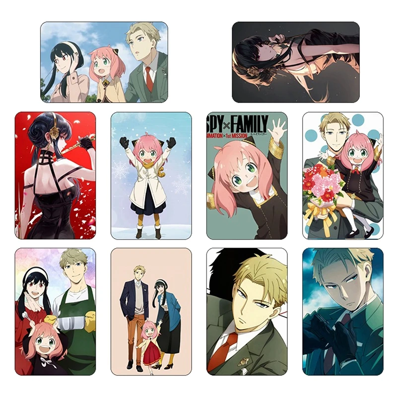 10PCS/Set Japan Anime Spy x Family Photo Card PVC Cards Stickers Customized Self Made LOMO Card Stickers For ID BUS Card
10PCS/Set Japan Anime Spy x Family Photo Card PVC Cards Stickers Customized Self Made LOMO Card Stickers For ID BUS Card