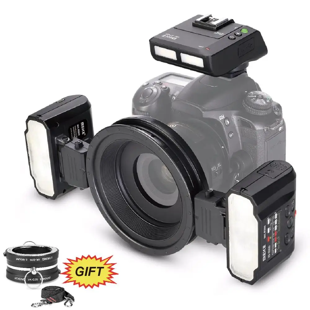 Meike MK-MT24 Macro Twin Lite Speedlight Flash For Nikon D3100 D3200 D3300 D3400 D5000 D5300 D5500 D7000 D7100 DSLR Cameras+GIFT
Meike MK-MT24 Macro Twin Lite Speedlight Flash For Nikon D3100 D3200 D3300 D3400 D5000 D5300 D5500 D7000 D7100 DSLR Cameras+GIFT