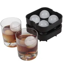 Silicone Ice Ball Maker Ice Block Mould for Whiskey Large BPA Free Round Shape Ice Cube Tray Maker Mold Frame Summer Gadget