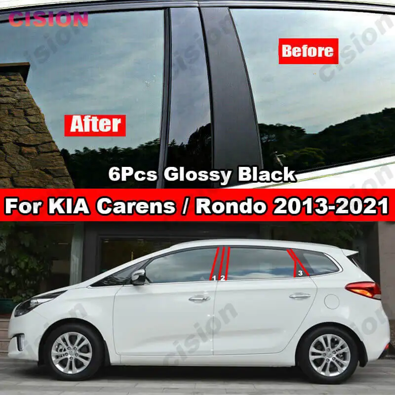 Оконная дверная Колонка B C, колонны, столб, крышка, отделка для KIA Carens Rondo 2013-2021, глянцевая черная наклейка из углеродного волокна с зеркальным...
Оконная дверная Колонка B C, колонны, столб, крышка, отделка для KIA Carens Rondo 2013-2021, глянцевая черная наклейка из углеродного волокна с зеркальным...