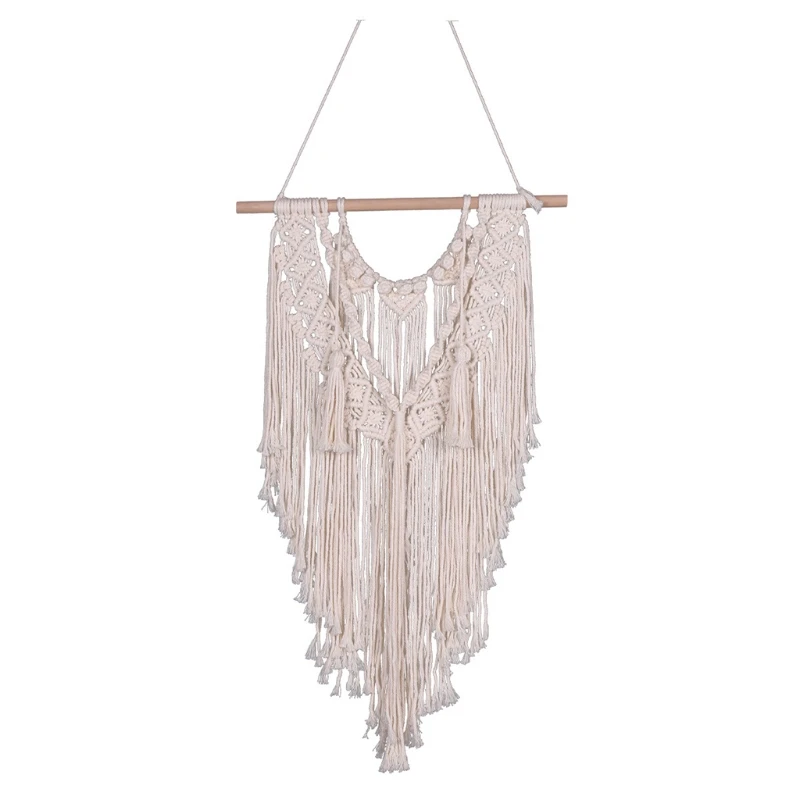 Handwoven Macrame Wall Hanging Tapestry Boho Chic Bohemian Woven Home Decoration Photo Props
Handwoven Macrame Wall Hanging Tapestry Boho Chic Bohemian Woven Home Decoration Photo Props