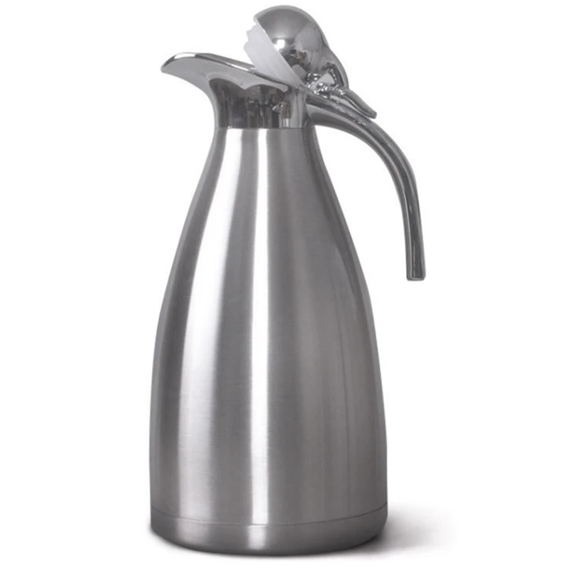 HOT-2L Stainless Steel Thermo Jug Stainless Steel Insulation Pot Household Coffee Pot Warm Keeping Vacuum Kettle
HOT-2L Stainless Steel Thermo Jug Stainless Steel Insulation Pot Household Coffee Pot Warm Keeping Vacuum Kettle