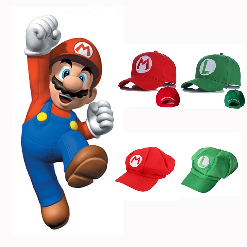 Super Marios Bros Cartoon Hat Luigi Embroidery Anime Figure Peripherals Baseball Cap Shade Sun Protection Children Cosplay Gifts
Super Marios Bros Cartoon Hat Luigi Embroidery Anime Figure Peripherals Baseball Cap Shade Sun Protection Children Cosplay Gifts