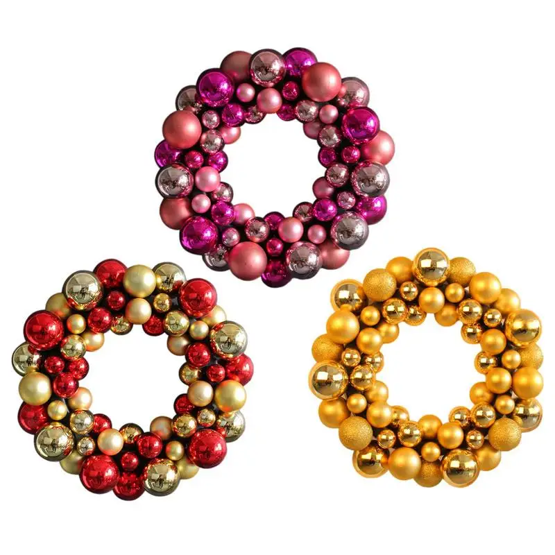 Christmas Wreath Ornaments Ball Shatterproof Front Door Window Hanging Wreath Xmas Decoration For Holiday Event Indoor Outdoor
Christmas Wreath Ornaments Ball Shatterproof Front Door Window Hanging Wreath Xmas Decoration For Holiday Event Indoor Outdoor