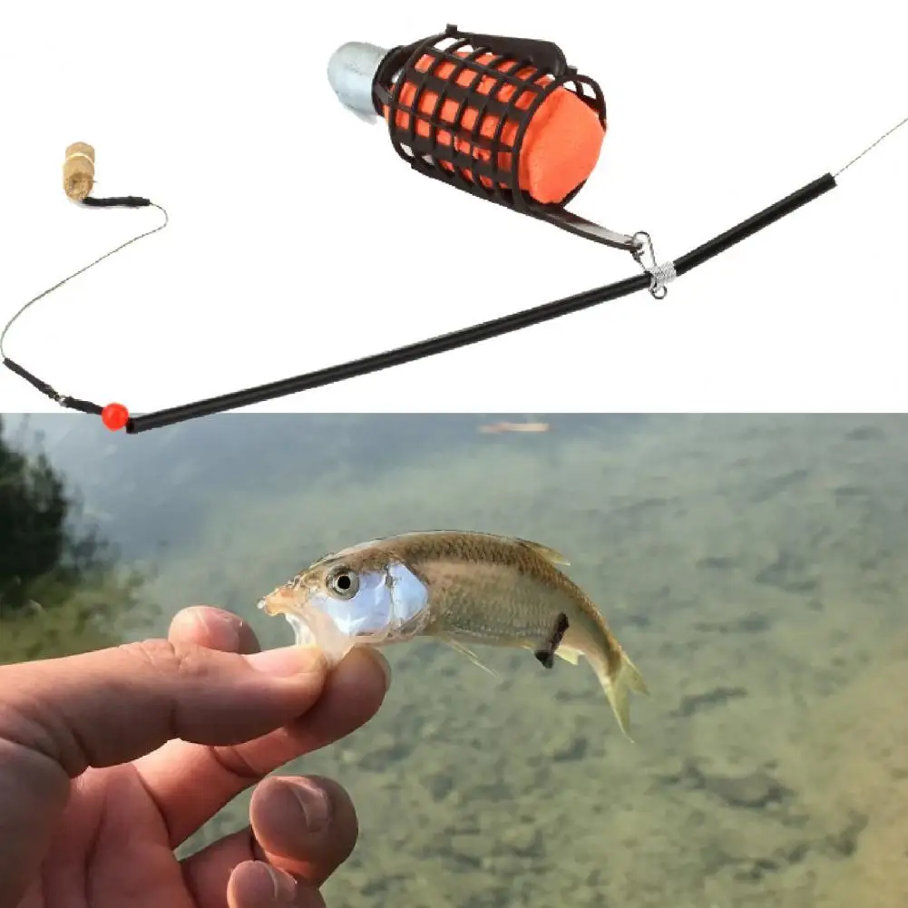 Hot Sales Fish Bait Feeder Portable Wear-resistant Metal Fishing Lure Cage with Line Hooks for Fishing Lovers
Hot Sales Fish Bait Feeder Portable Wear-resistant Metal Fishing Lure Cage with Line Hooks for Fishing Lovers