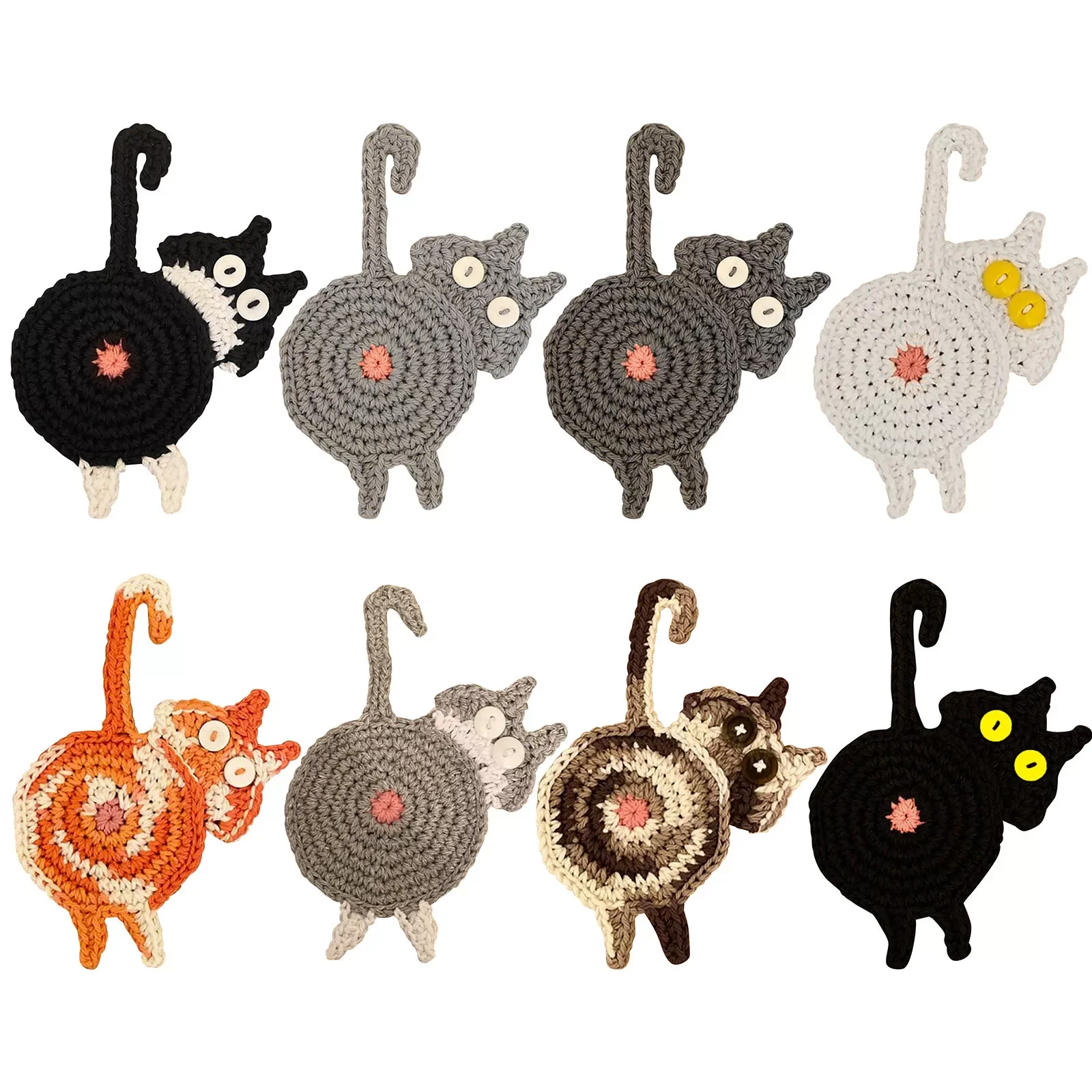 Cat Butt Coaster Tea Coffee Cup Coaster Placemats Durable Heat Resistant Coasters Bowl Pad Table Mat Home Decoration posavasos
Cat Butt Coaster Tea Coffee Cup Coaster Placemats Durable Heat Resistant Coasters Bowl Pad Table Mat Home Decoration posavasos