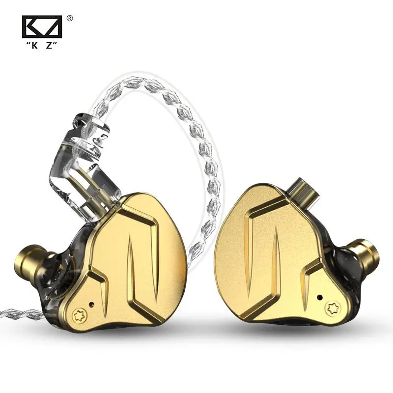 

KZ ZSN Pro X In Ear Earphones Hybrid Technology 1BA+1DD HIFI Bass Metal Earbuds Sport Noise Cancelling Headset Monitor