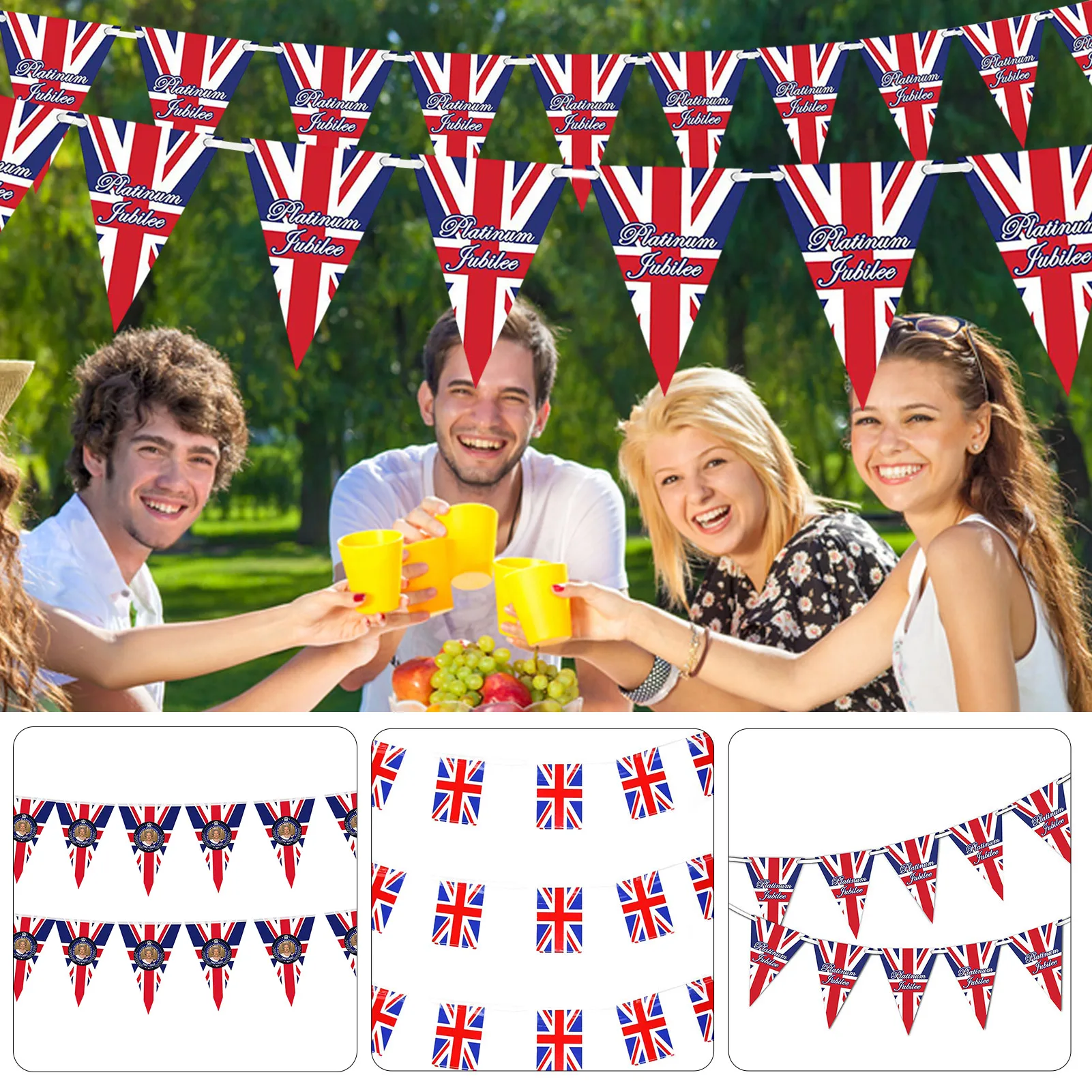 Queen Garland Jubilee Flag British The Queen Flag British String Bunting Banners For 70 Years Anniversary Celebration
Queen Garland Jubilee Flag British The Queen Flag British String Bunting Banners For 70 Years Anniversary Celebration