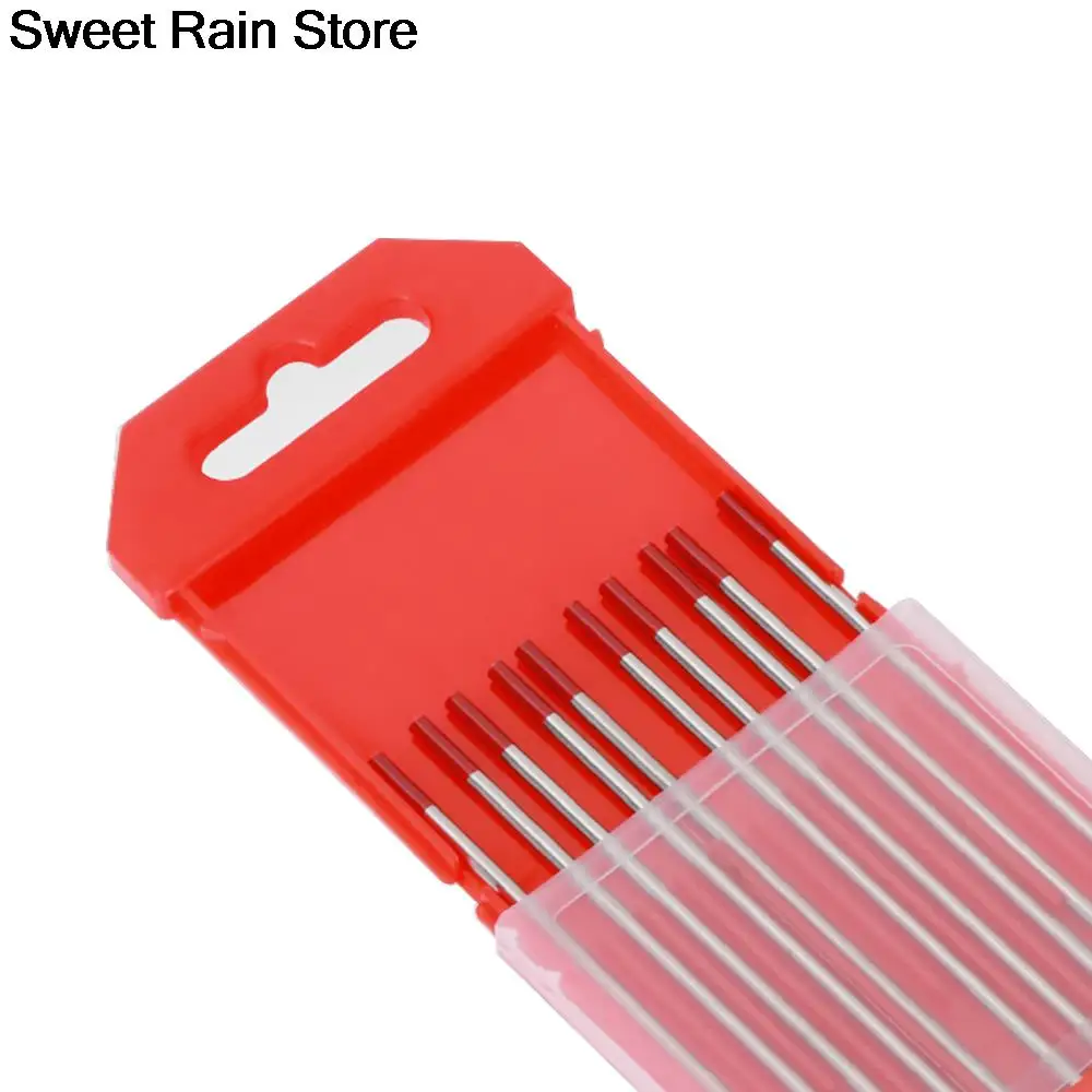 Вольфрамовый электрод для сварки, 10 шт., WT20, Красный наконечник 1,0, 1,6, 2,0, 3,0, 3,2 мм, 4,0 мм
Вольфрамовый электрод для сварки, 10 шт., WT20, Красный наконечник 1,0, 1,6, 2,0, 3,0, 3,2 мм, 4,0 мм