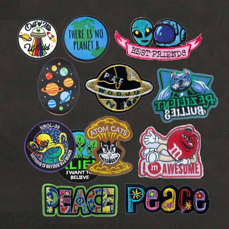 UFO LOGO Patches for Clothing термонаклейки на одежду значки Patch Thermocollant Hippie Embroidery Embroidered Patches Cheap
UFO LOGO Patches for Clothing термонаклейки на одежду значки Patch Thermocollant Hippie Embroidery Embroidered Patches Cheap