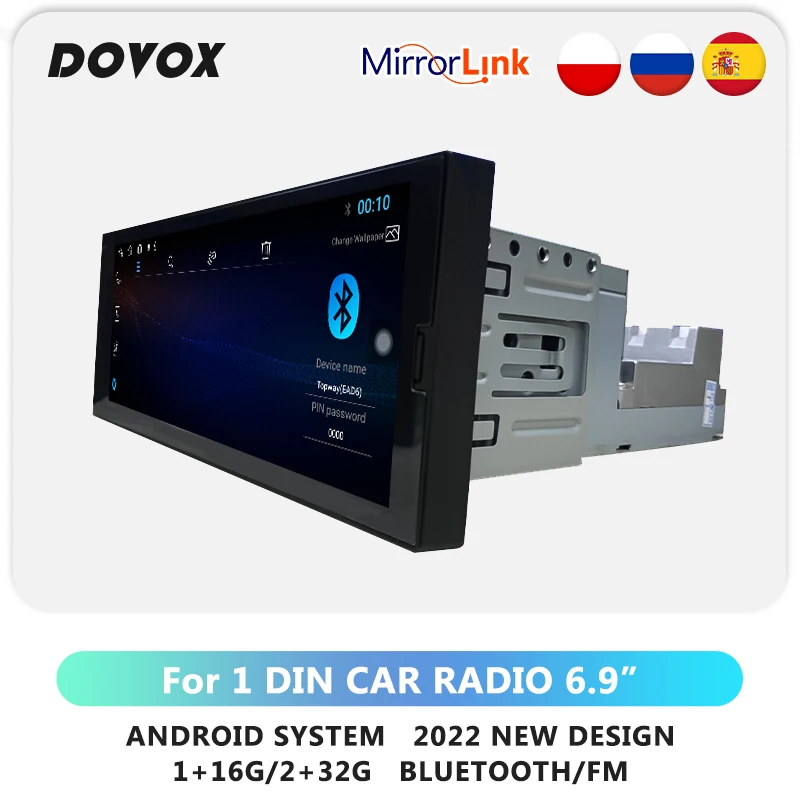 Автомагнитола Dovox, 1DIN, Android 9,0, автомобильный видеоплеер, FM, Bluetooth, Wi-Fi, GPS-навигация, сенсорный экран для Nissan, Toyota, автомобильная стереосистема
Автомагнитола Dovox, 1DIN, Android 9,0, автомобильный видеоплеер, FM, Bluetooth, Wi-Fi, GPS-навигация, сенсорный экран для Nissan, Toyota, автомобильная стереосистема