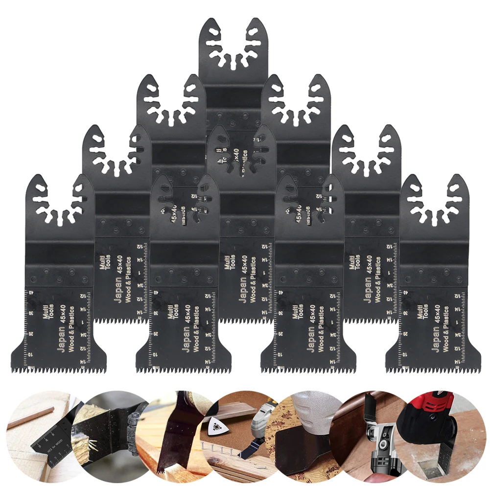 10pcs Oscillating Saw Blade 45*40mm Carbon Steel Japanese Tooth Saw Blades For Flush Cut Switch Outlet Hardwood Floors Tool Part
10pcs Oscillating Saw Blade 45*40mm Carbon Steel Japanese Tooth Saw Blades For Flush Cut Switch Outlet Hardwood Floors Tool Part