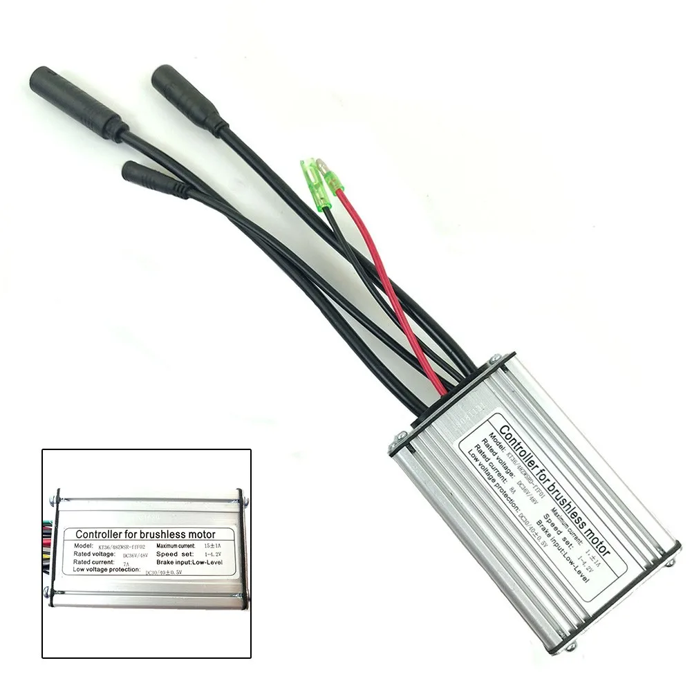 36/48V KT-15A Ebike Bicycle 6mos Waterproof Controller For 250W Brushless Motor Waterproof Connector Square Wave Controller
36/48V KT-15A Ebike Bicycle 6mos Waterproof Controller For 250W Brushless Motor Waterproof Connector Square Wave Controller