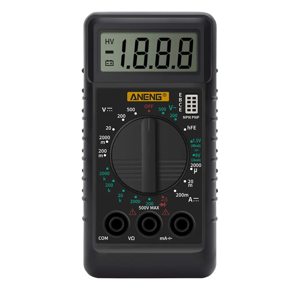 DT-182 Mini Digital Multimeter DC/AC Voltage Current Meter Handheld Pocket Voltmeter Ammeter Diode Triode Tester Multitester
DT-182 Mini Digital Multimeter DC/AC Voltage Current Meter Handheld Pocket Voltmeter Ammeter Diode Triode Tester Multitester