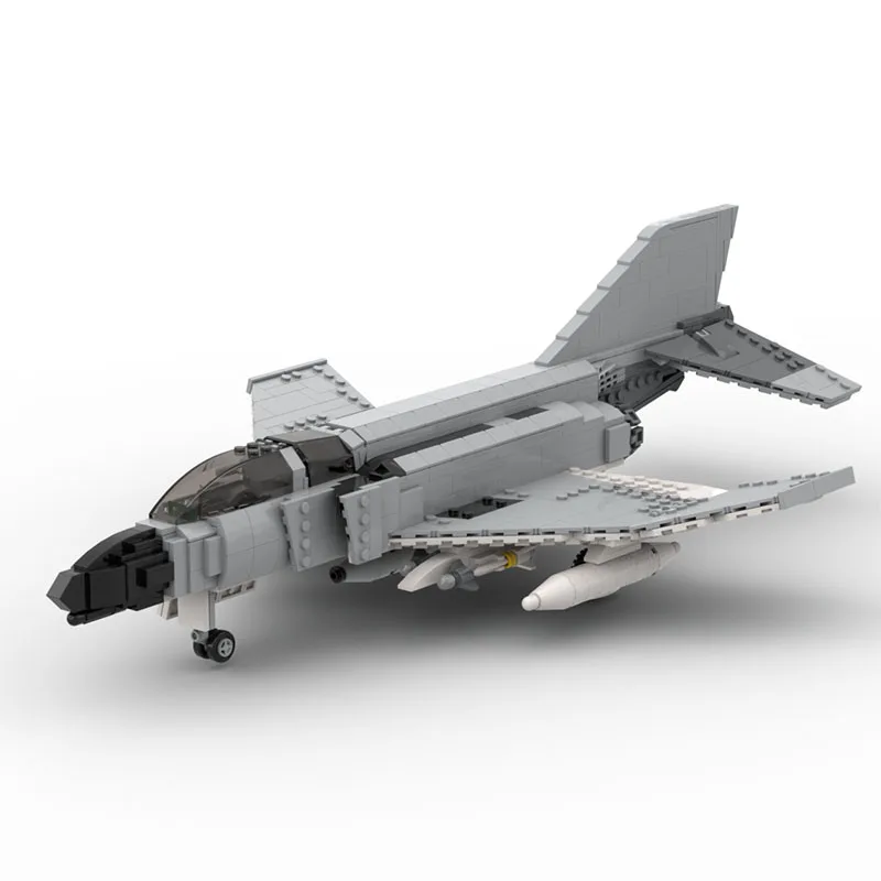 NEW 906PCS WW2 Military MOC F-4J Phantom II jet fighter Model DIY creative ideas high-tech ChildrenToy Gift Fighter Plane Blocks
NEW 906PCS WW2 Military MOC F-4J Phantom II jet fighter Model DIY creative ideas high-tech ChildrenToy Gift Fighter Plane Blocks
