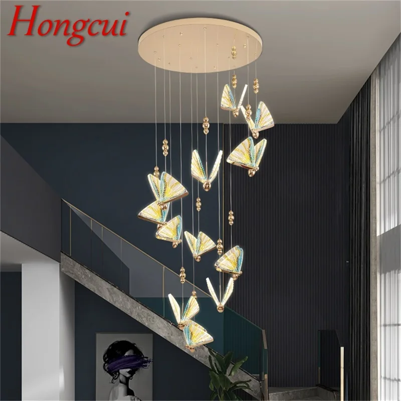 Hongcui Nordic Butterfly Chandelier Lamps Fixtures Modern Pendant Lights Home LED for Stairs Hall 
Hongcui Nordic Butterfly Chandelier Lamps Fixtures Modern Pendant Lights Home LED for Stairs Hall