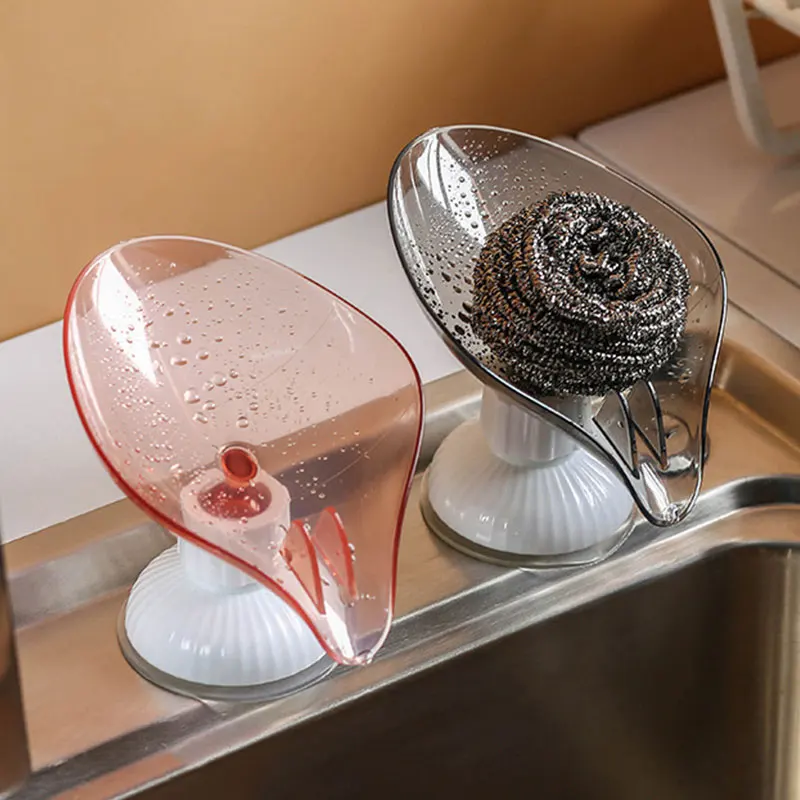 Transparent Drain Soap Box Household Simple Fashion Leaf Shape Rotatable Punch-free Soap Box Kitchen Bathroom Supplies Gadgets
Transparent Drain Soap Box Household Simple Fashion Leaf Shape Rotatable Punch-free Soap Box Kitchen Bathroom Supplies Gadgets