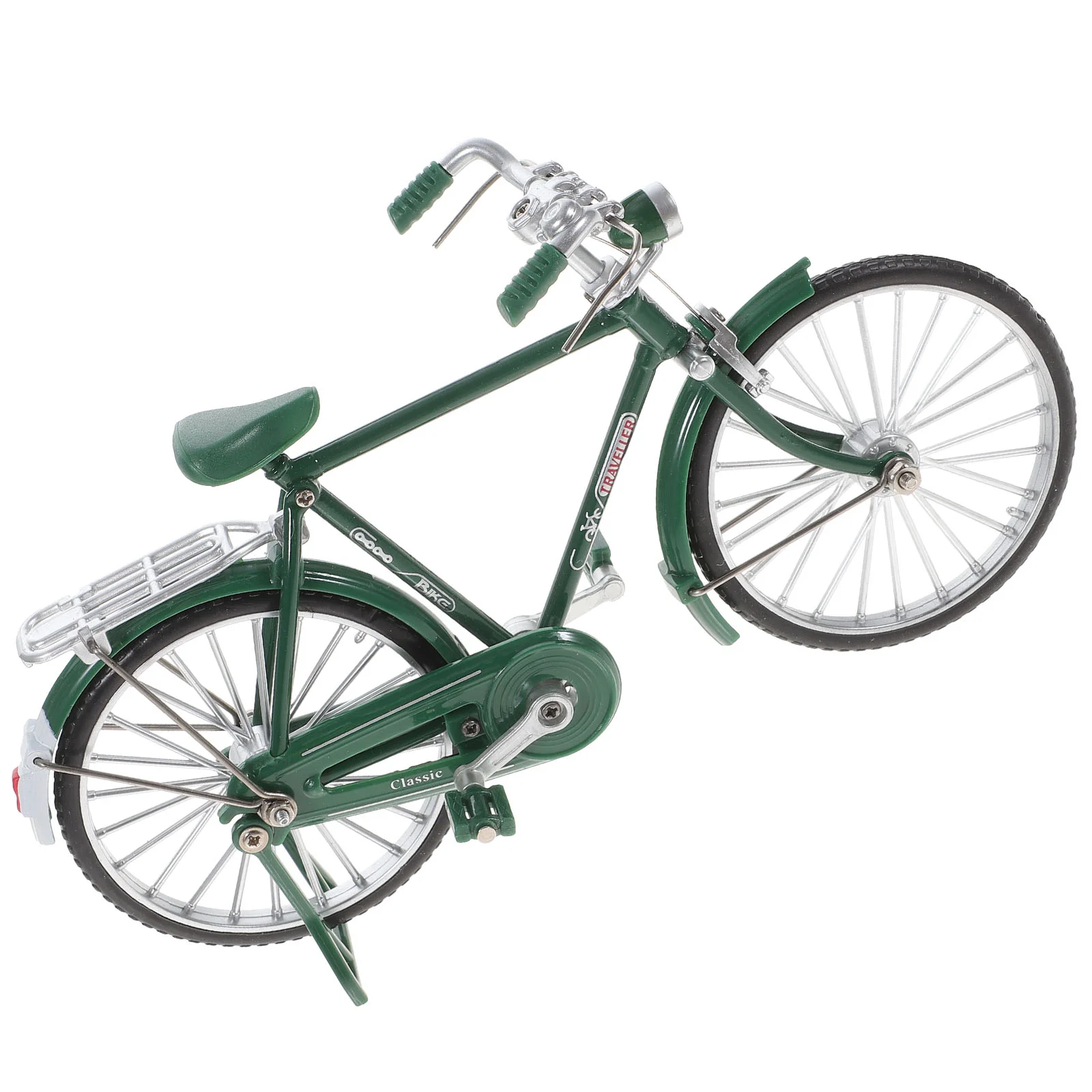 

Kids Mini Toys Bicycle Model Vintage Style Bike Adornment Small Simulation Ornaments Simulated Alloy 1/10 Scale Children Office