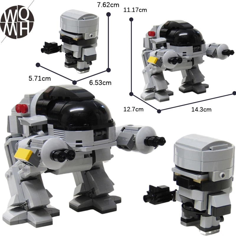 Механический робот MOC, фигурки из фильма «Роботизированный робот», набор строительных блоков, набор кирпичей из «Mecha Wars», набор кирпичей, мин...
Механический робот MOC, фигурки из фильма «Роботизированный робот», набор строительных блоков, набор кирпичей из «Mecha Wars», набор кирпичей, мин...