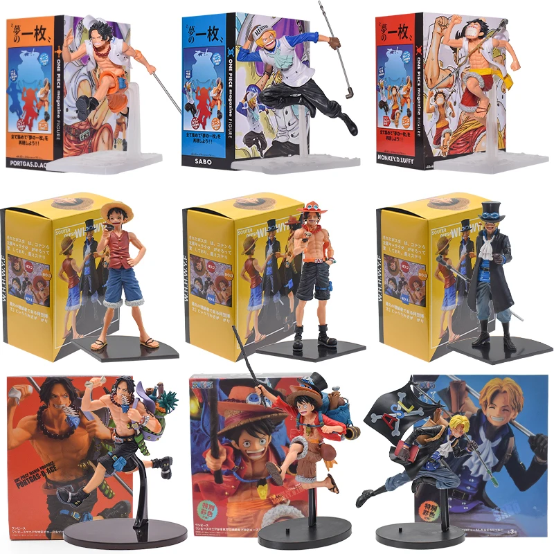 One Piece Action Figure Monkey D Luffy Ace Sabo Three Brothers Backpack Dreamland Figurine Toys PVC Anime Collection Dolls Toys
One Piece Action Figure Monkey D Luffy Ace Sabo Three Brothers Backpack Dreamland Figurine Toys PVC Anime Collection Dolls Toys