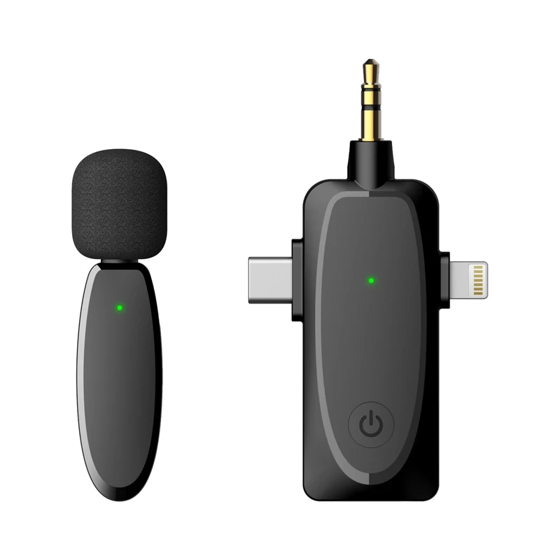 3 In 1 Wireless Lavalier Microphone With Audio Monitor Function 120M Range Vlog Youtube Mic For Android Iphone
3 In 1 Wireless Lavalier Microphone With Audio Monitor Function 120M Range Vlog Youtube Mic For Android Iphone