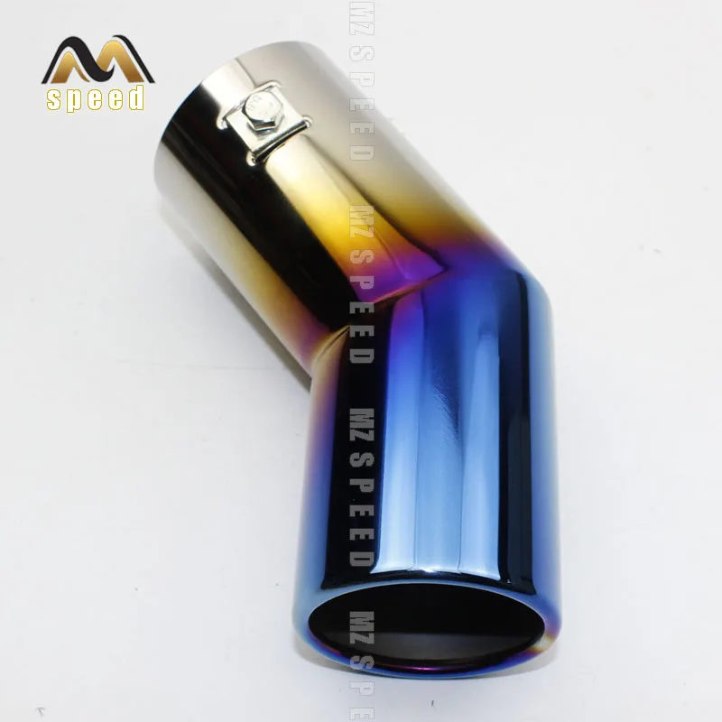 Universal Car Rear Round Exhaust Pipe Tail Muffler Tip Chrome Stainless Steel Automobile Muffler Tip Replacement For Auto Acce 
Universal Car Rear Round Exhaust Pipe Tail Muffler Tip Chrome Stainless Steel Automobile Muffler Tip Replacement For Auto Acce