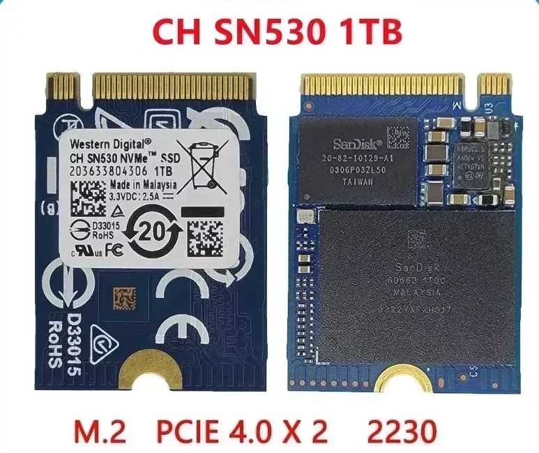 WD CH SN530 SN560 SSD 1 ТБ 512 ГБ M.2 PCIE 4.0X2 2230 Твердотельный накопитель для поддержки Xbox Series X/S Enhanced Games
WD CH SN530 SN560 SSD 1 ТБ 512 ГБ M.2 PCIE 4.0X2 2230 Твердотельный накопитель для поддержки Xbox Series X/S Enhanced Games
