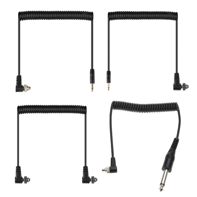 Camera Sync Cable 2.5mm 3.5mm 6.35mm PC Connector for Consistent Flashing
Camera Sync Cable 2.5mm 3.5mm 6.35mm PC Connector for Consistent Flashing