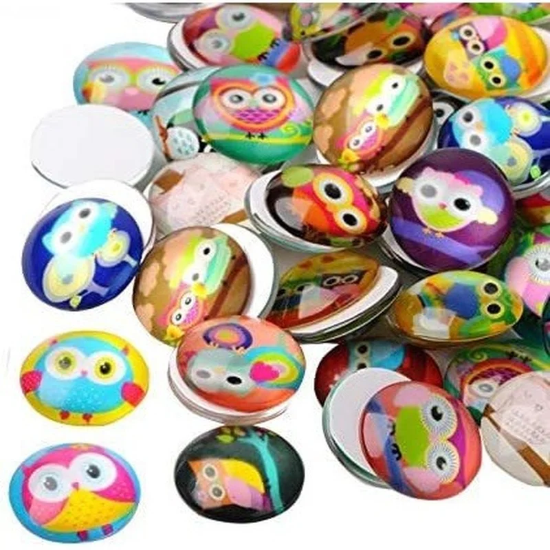200Pcs Cartoon Owl Printed Glass Half Round Cabochons Dome Ornaments for Handcraft Scrapbooking
200Pcs Cartoon Owl Printed Glass Half Round Cabochons Dome Ornaments for Handcraft Scrapbooking