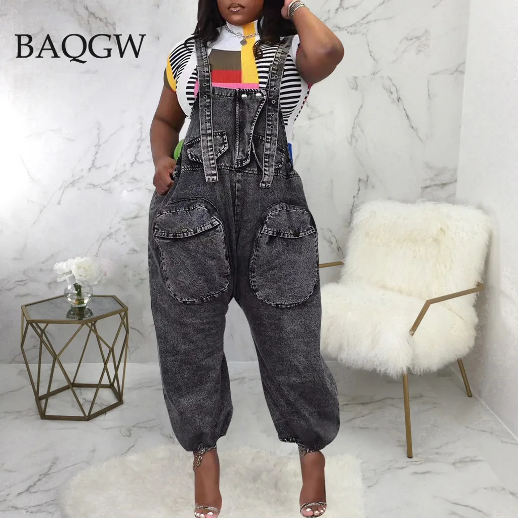 Summer Denim Jumpsuit Casual Oversized Loose Style Big Pockets One Piece Retro Rompers High Waist Overalls Ladies Jeans Outfits
Summer Denim Jumpsuit Casual Oversized Loose Style Big Pockets One Piece Retro Rompers High Waist Overalls Ladies Jeans Outfits