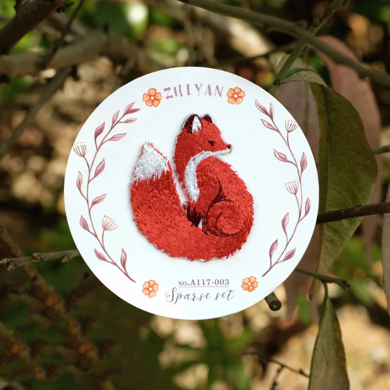 Chic Fox Embroidery Patch Cute Cartoon Animal Iron-On Patches DIY Iron Clothes Stickers Bag Hat Jacket Decorative Badge Applique
Chic Fox Embroidery Patch Cute Cartoon Animal Iron-On Patches DIY Iron Clothes Stickers Bag Hat Jacket Decorative Badge Applique