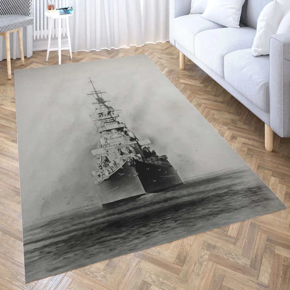 Battleship Bismarck Rug Floor Mats Carpet for Living Room Doormat Plush Non-slip Chair Mat Bathroom Carpet Carpet In The Bedroom
Battleship Bismarck Rug Floor Mats Carpet for Living Room Doormat Plush Non-slip Chair Mat Bathroom Carpet Carpet In The Bedroom