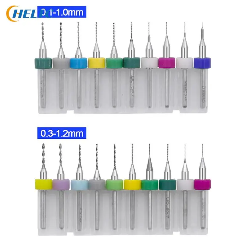 10Pcs/Set 0.1mm-1.2mm High Quality Hard Alloy PCB Print Circuit Board Carbide Micro Drill Bits Tool Carbide Micro Drill Bit Set
10Pcs/Set 0.1mm-1.2mm High Quality Hard Alloy PCB Print Circuit Board Carbide Micro Drill Bits Tool Carbide Micro Drill Bit Set