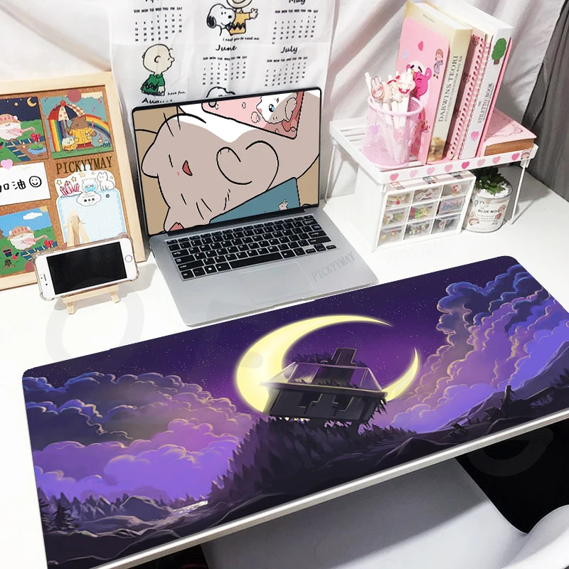 Large Gaming Mousepads Magic Moon Mouse Pad Computer Mousepad Mouse Mat 90x40cm Desk Pads For PC Keyboard Mats Table Rug
Large Gaming Mousepads Magic Moon Mouse Pad Computer Mousepad Mouse Mat 90x40cm Desk Pads For PC Keyboard Mats Table Rug