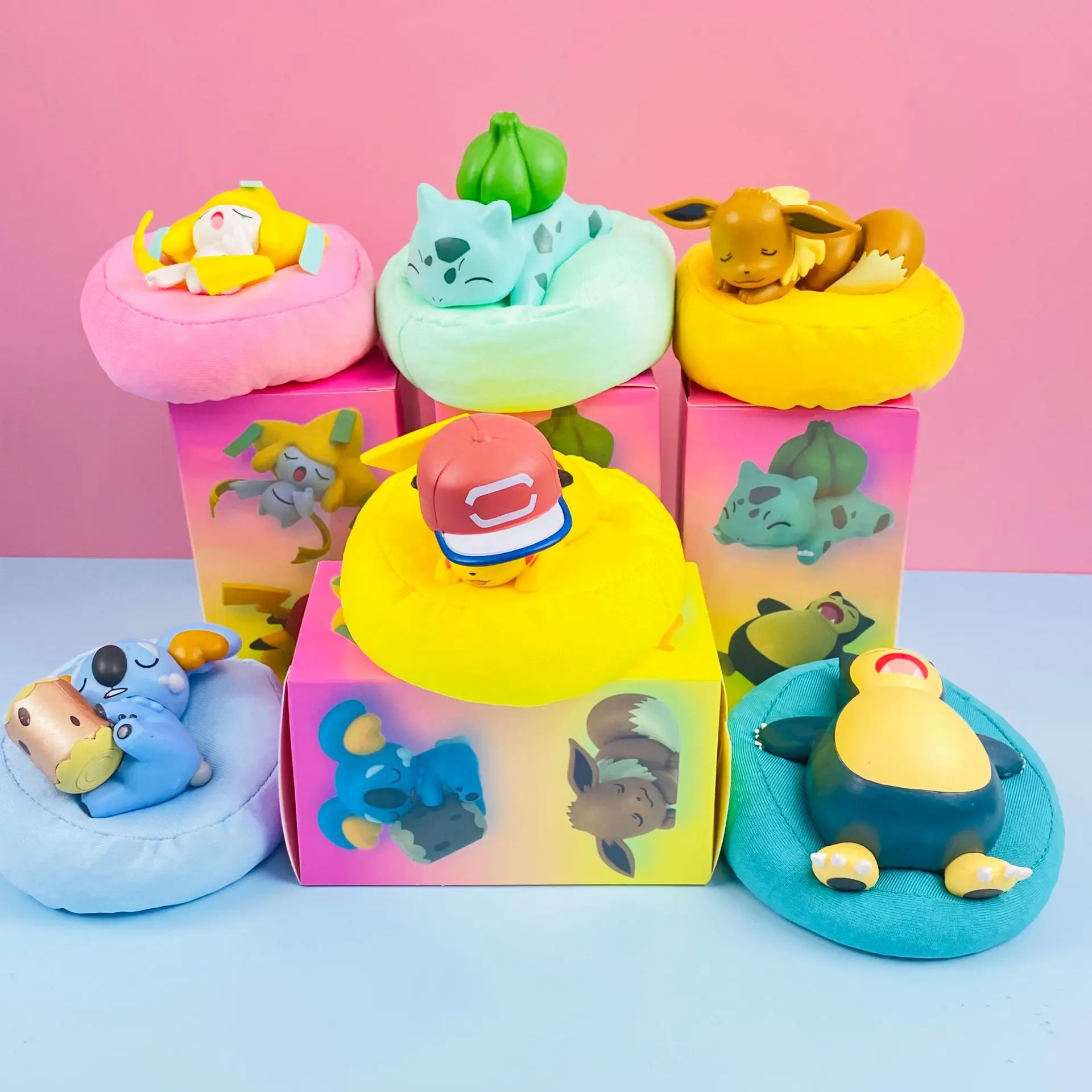 6pcs/set Pokemon Toys Pikachu Bulbasaur Jirachi Snorlax Komala Eevee Kawaii Anime Figures Model Toys for Children Birthday Gifts
6pcs/set Pokemon Toys Pikachu Bulbasaur Jirachi Snorlax Komala Eevee Kawaii Anime Figures Model Toys for Children Birthday Gifts