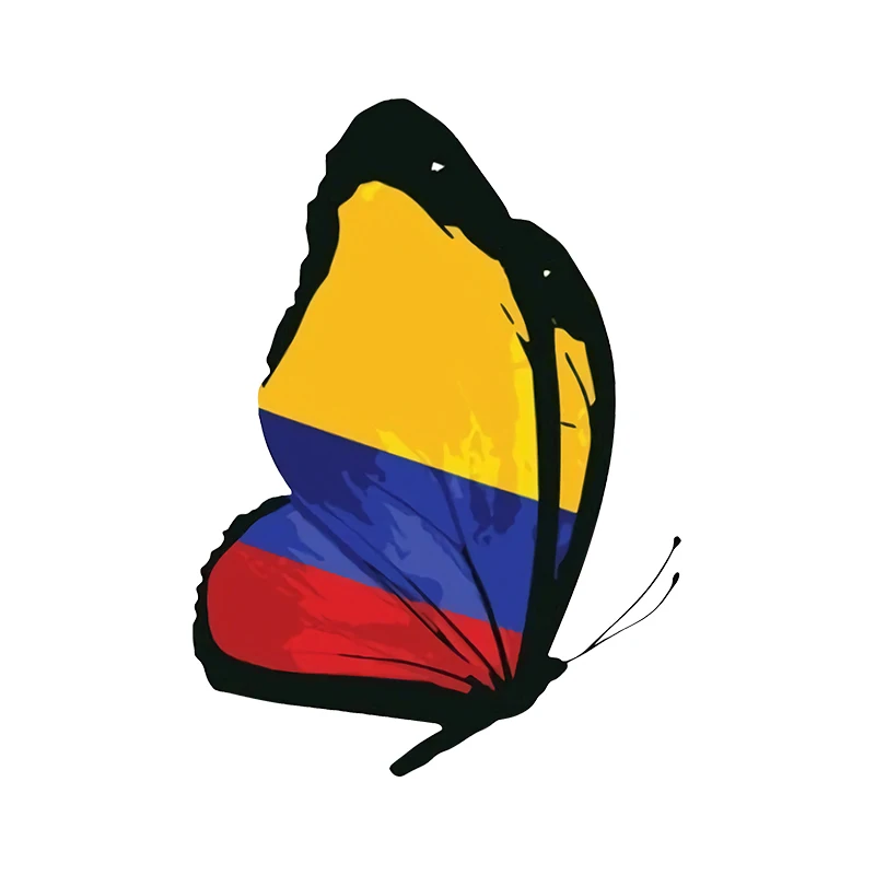 13cm x 9.4cm Creativity Colombia Flag Butterfly Car Sticker Vinyl Bumper Window Decal Waterproof Car Styling Graphics
13cm x 9.4cm Creativity Colombia Flag Butterfly Car Sticker Vinyl Bumper Window Decal Waterproof Car Styling Graphics