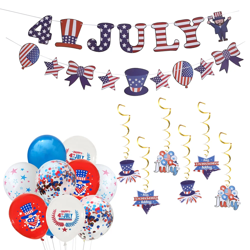 Balloons Independence Day Party Banner Patrioticjuly Hanging Supplies Fourth America Decor Festival Accessories Garland Flag
Balloons Independence Day Party Banner Patrioticjuly Hanging Supplies Fourth America Decor Festival Accessories Garland Flag
