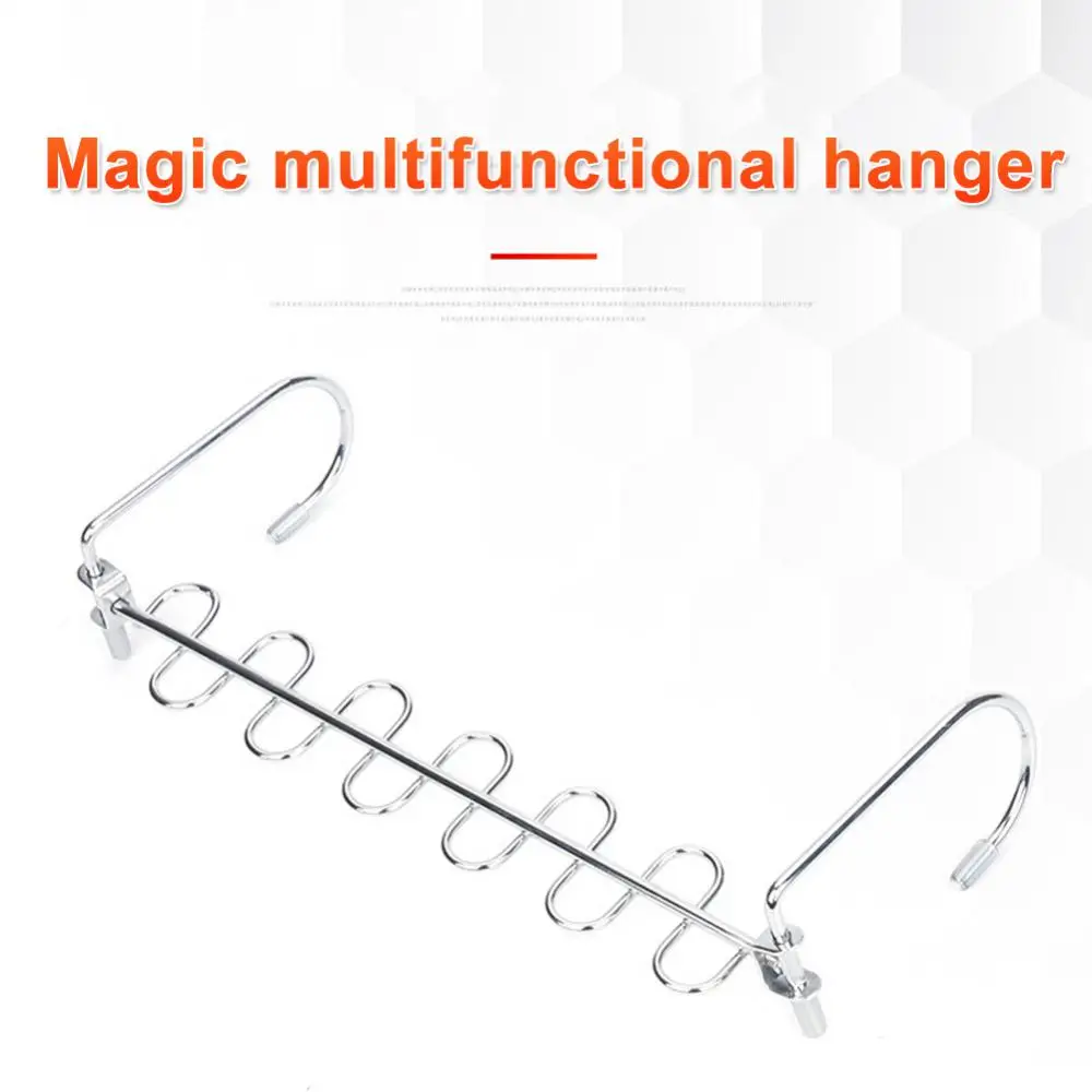 Multifunctional Clothes Hanger Space Saving Metal Hangers With Magic Hook 6 Hole Clothing Wardrobe Organize Hanger Holder
Multifunctional Clothes Hanger Space Saving Metal Hangers With Magic Hook 6 Hole Clothing Wardrobe Organize Hanger Holder