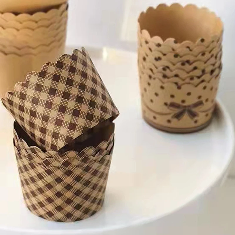 50Pcs Brown Kraft Cupcake Liner Baking Cup For Wedding Party Caissettes Muffin Cupcake Paper Cup Oilproof Cake Wrapping Cases 
50Pcs Brown Kraft Cupcake Liner Baking Cup For Wedding Party Caissettes Muffin Cupcake Paper Cup Oilproof Cake Wrapping Cases