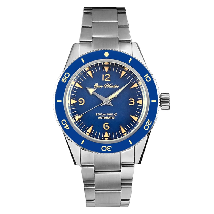 San Martin Men Diver Watch Luxury 39.5mm Automatic Wristwatch Sapphire Sport 200M Waterproof BGW-9 Luminous Ceramic Bezel NH35
San Martin Men Diver Watch Luxury 39.5mm Automatic Wristwatch Sapphire Sport 200M Waterproof BGW-9 Luminous Ceramic Bezel NH35