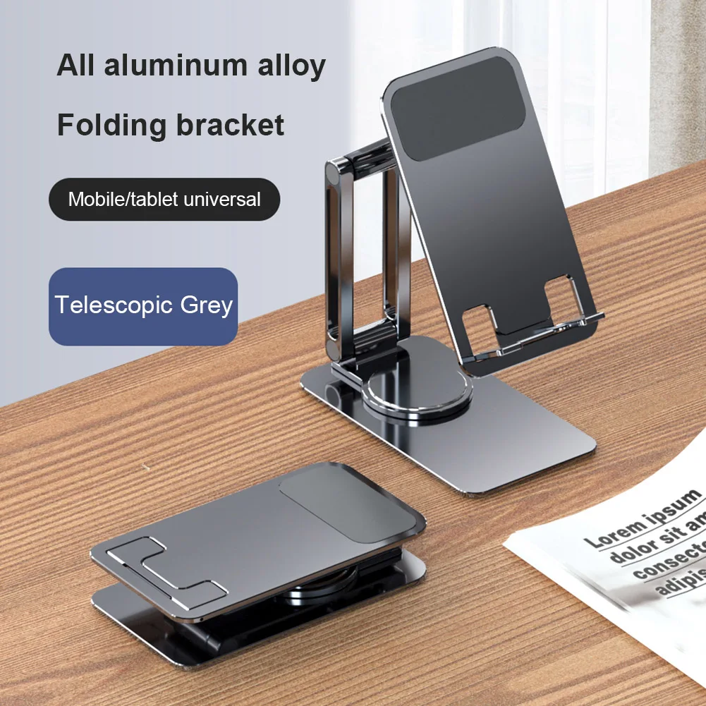 Foldable Mobile Phone Stand Universal Handsfree Smartphone Holder Desk Bracket Adjustable Aluminium Alloy for Home Office
Foldable Mobile Phone Stand Universal Handsfree Smartphone Holder Desk Bracket Adjustable Aluminium Alloy for Home Office