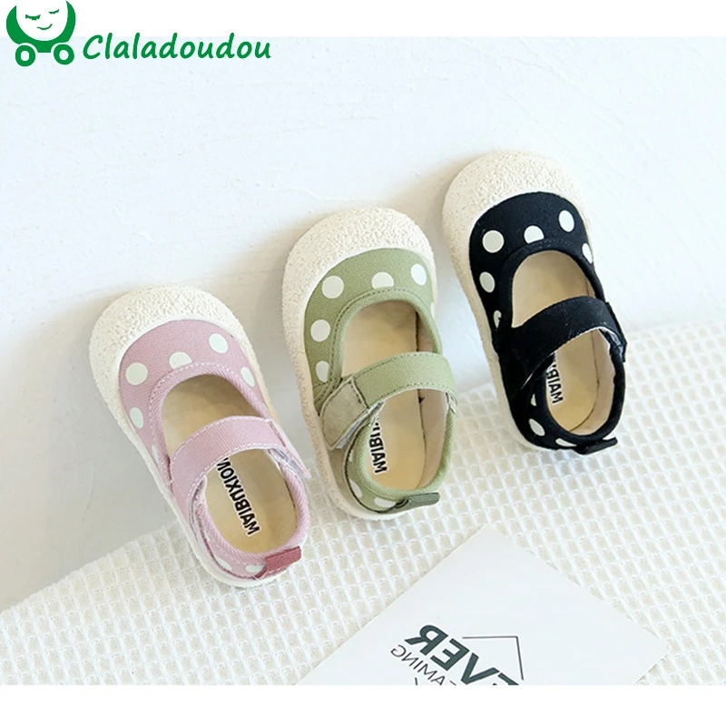 Fashion Polka Dot Canvas Sneakers For Toddler Girls Boys,Soft Sole Shallow Infant Walkers For Little Girls Woman,0-3Years Shoes
Fashion Polka Dot Canvas Sneakers For Toddler Girls Boys,Soft Sole Shallow Infant Walkers For Little Girls Woman,0-3Years Shoes